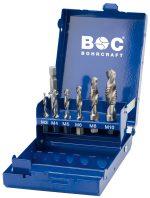 Combi-Boortappenbitset M3-M10 + Houder 7-dlg. in Mini-Box