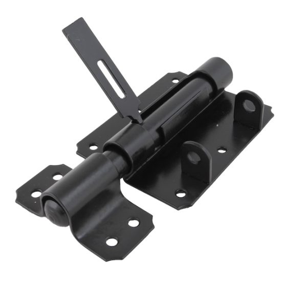 Hangslotgrendel 100mm zwart