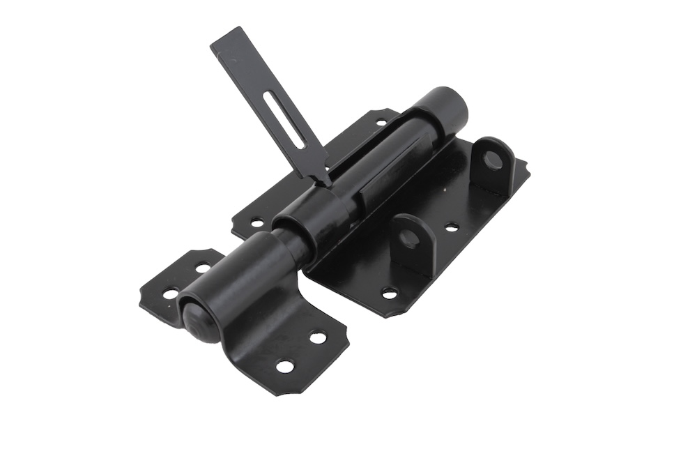 Hangslotgrendel 100mm zwart