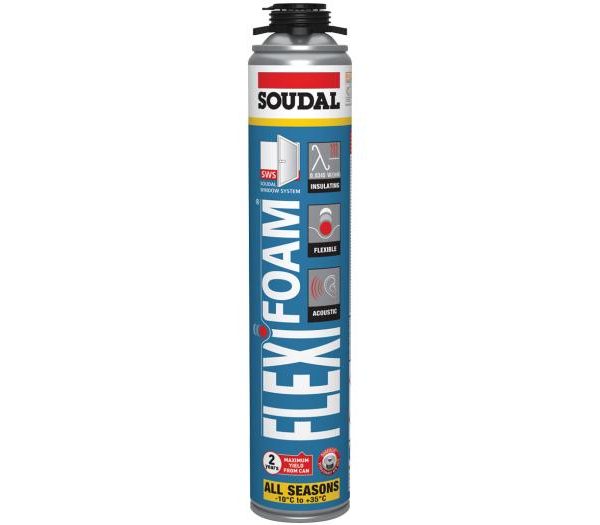 Soudal Flexifoam - Elastische Purschuim - Blauw - 750ml